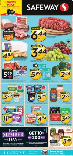 Preview of leaflet Safeway weekly flyer / circulaire from shop Safeway is valid from Jul 02, 2026