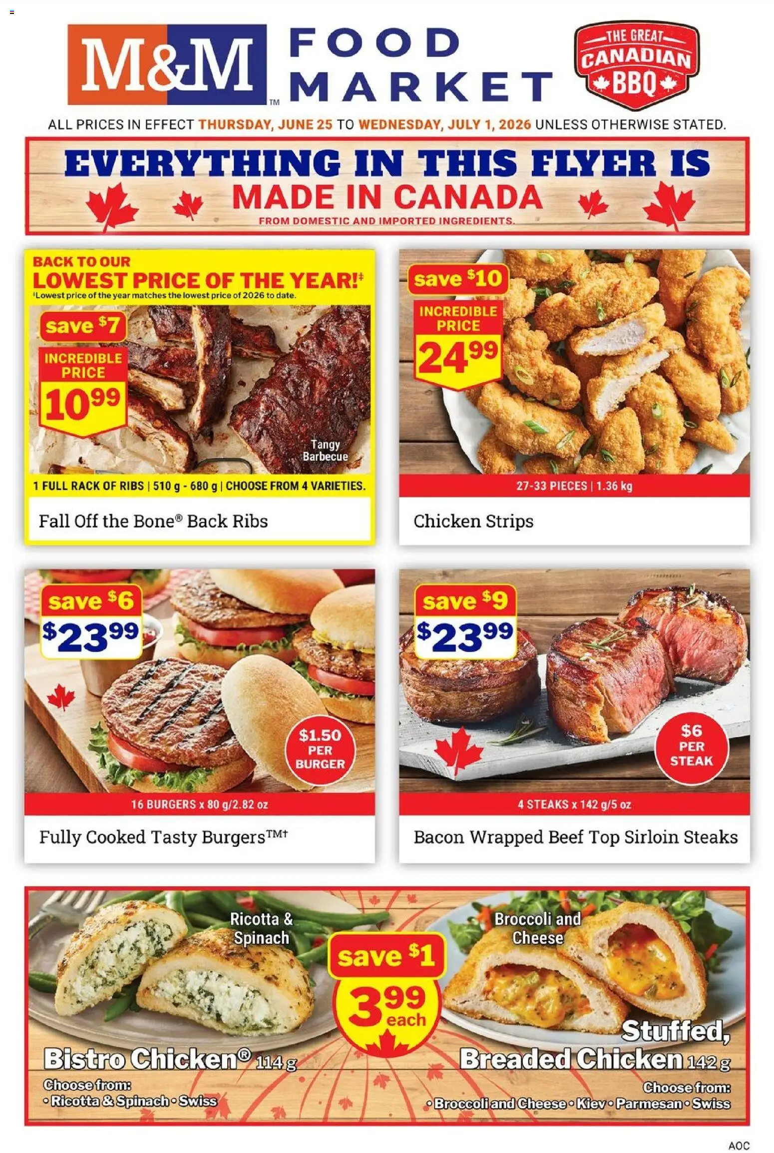 Preview of leaflet M&M Food Market weekly flyer / circulaire from shop M&M Food Market is valid from Jun 25, 2026