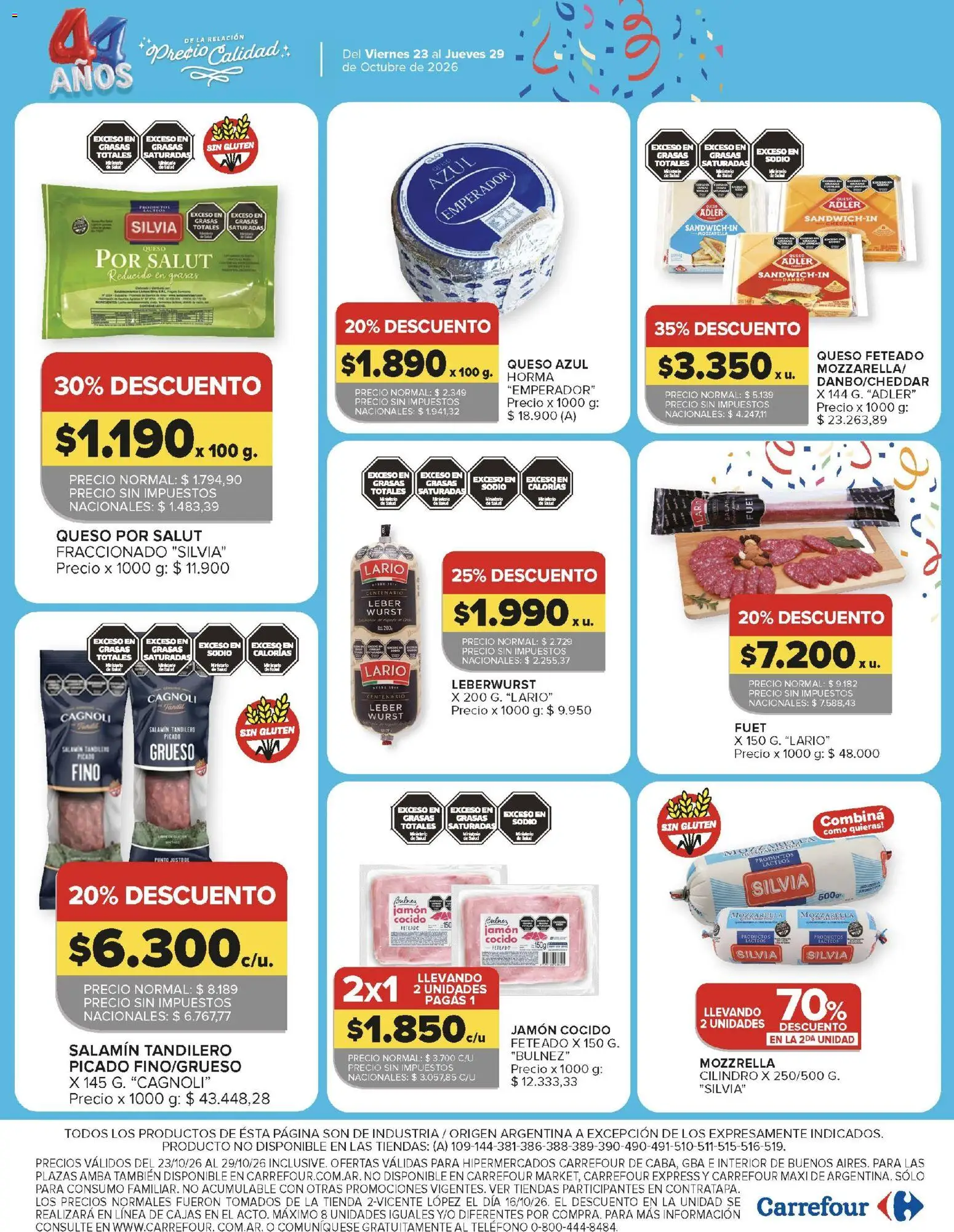 Vista previa del folleto de la tienda Carrefour válido desde el 23/10/2026 