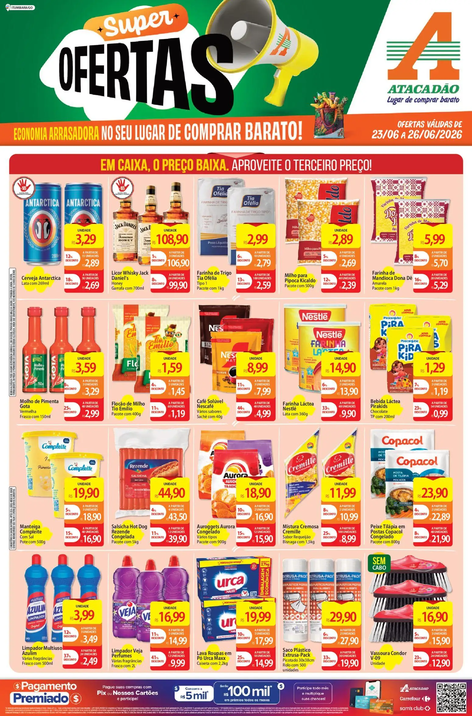 Pré-Visualização do folheto "Atacadão ofertas - GO" da loja Atacadão válido a partir de 23/06/2026