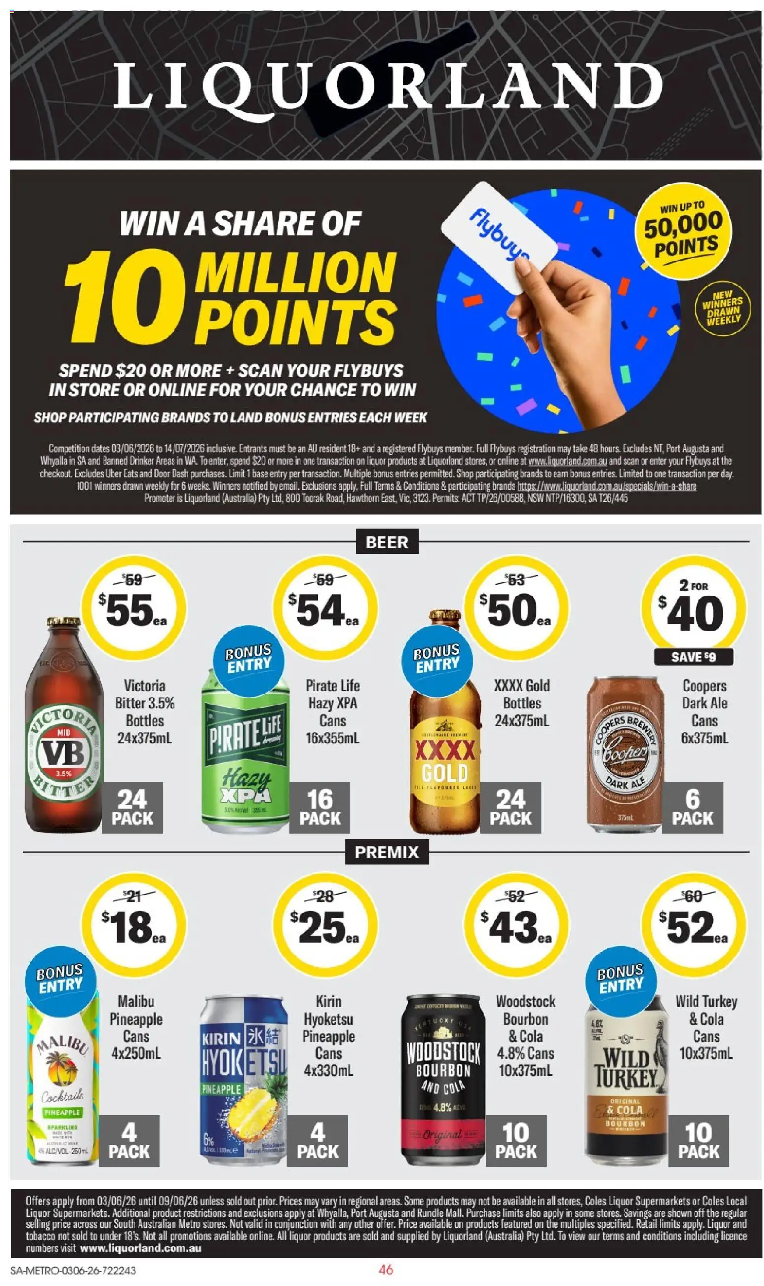 Preview of catalogue Liquorland catalogue SA from shop Liquorland valid 03/06/2026