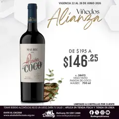 Vista previa las ofertas de la tienda Bodegas Alianza - Bodegas Alianza catálogo Viñedos Alianza desde el 22/06/2026 