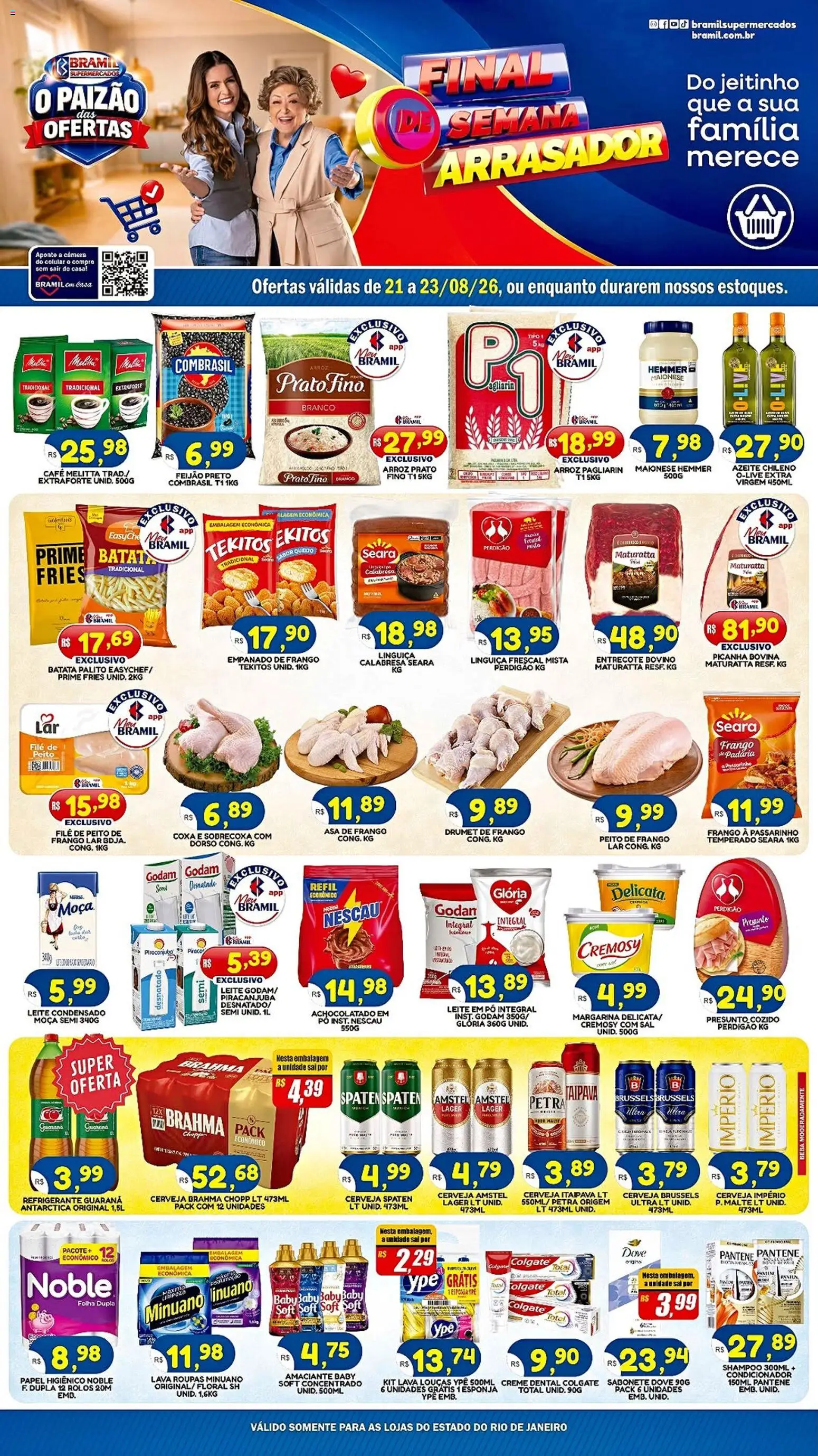 Ofertas Bramil Supermercados até 23/08/2026. - Página 1