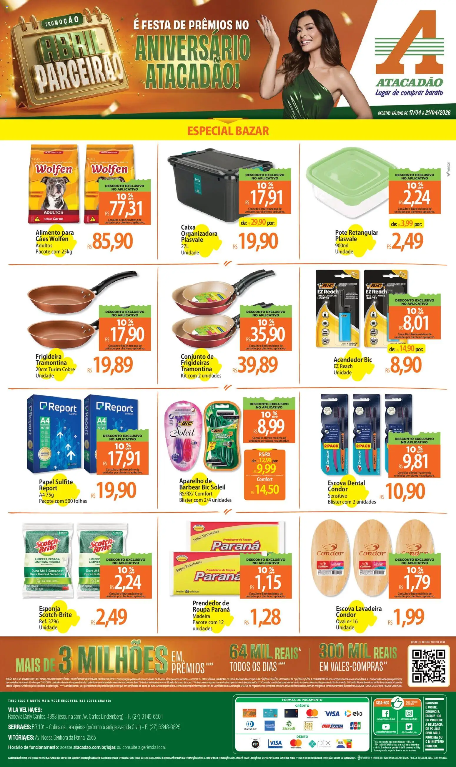 Pré-Visualização do folheto "Atacadão ofertas - ES" da loja Atacadão válido a partir de 17/04/2026