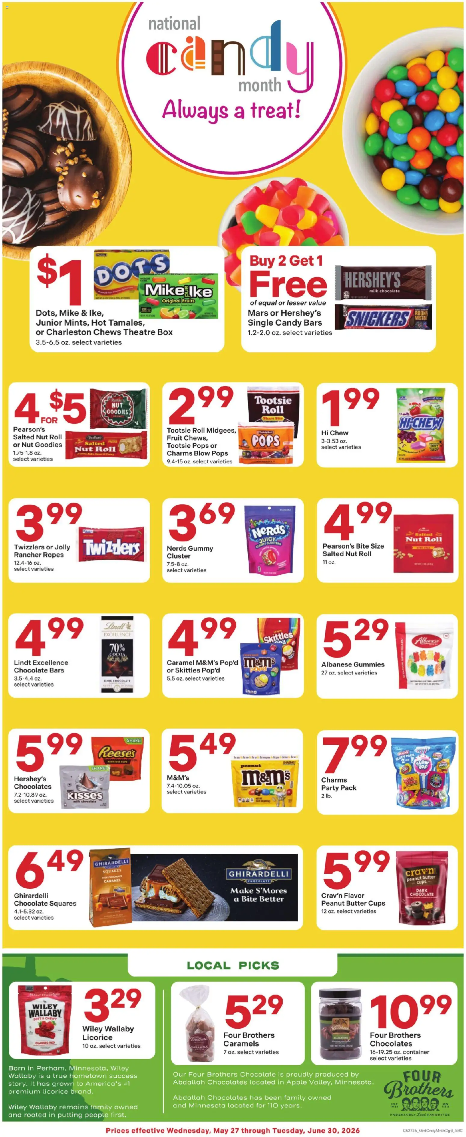 Ad Preview of Coborn's Coborn's National Candy Month from 05/27/2026