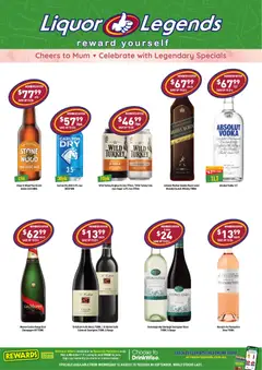 Preview of catalogue Liquor Legends catalogue Deception Bay from shop Liquor Legends valid 06/05/2026