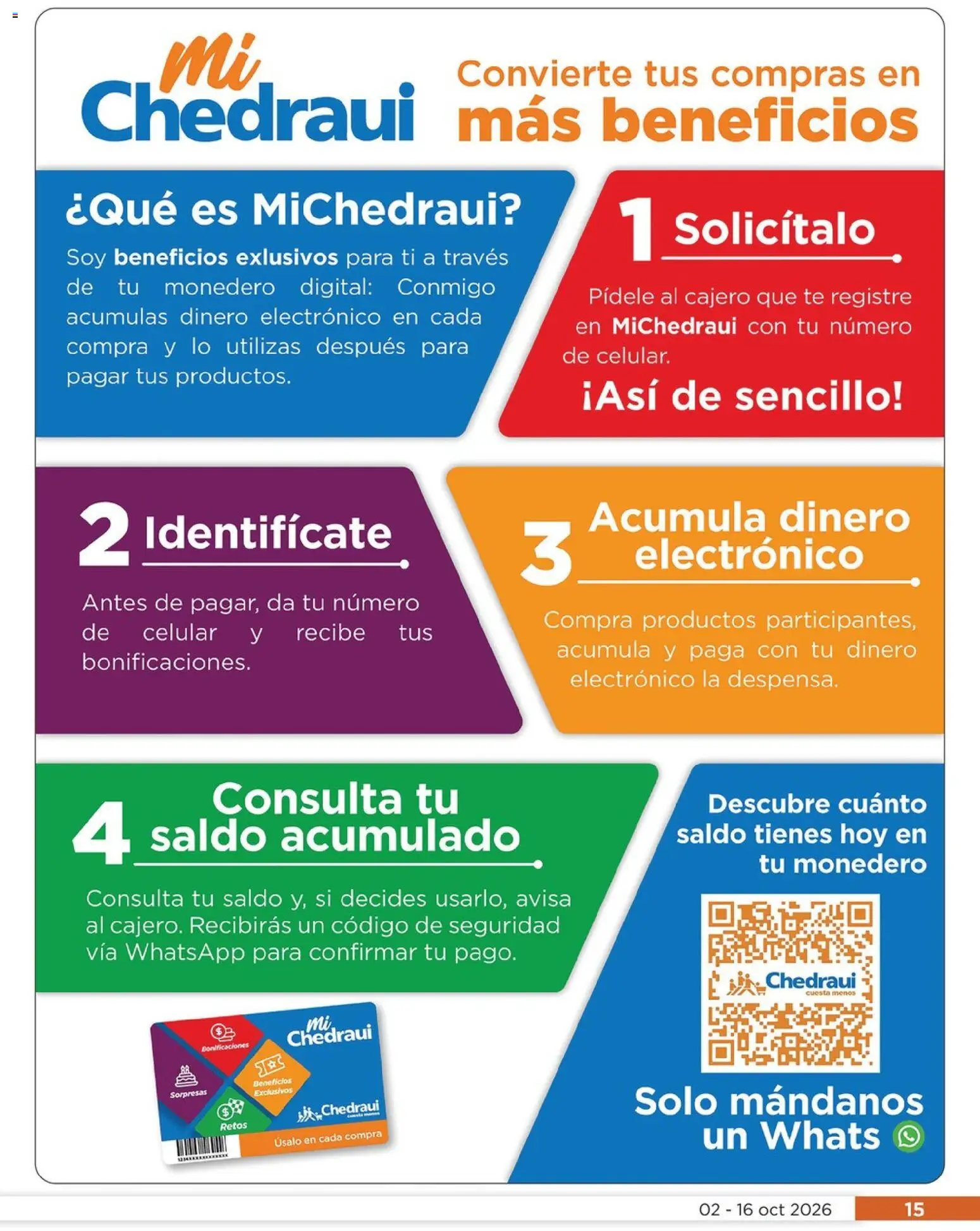 Vista previa las ofertas de la tienda Chedraui - Chedraui folleto Llevarte más cuesta menos desde el 02/10/2026 