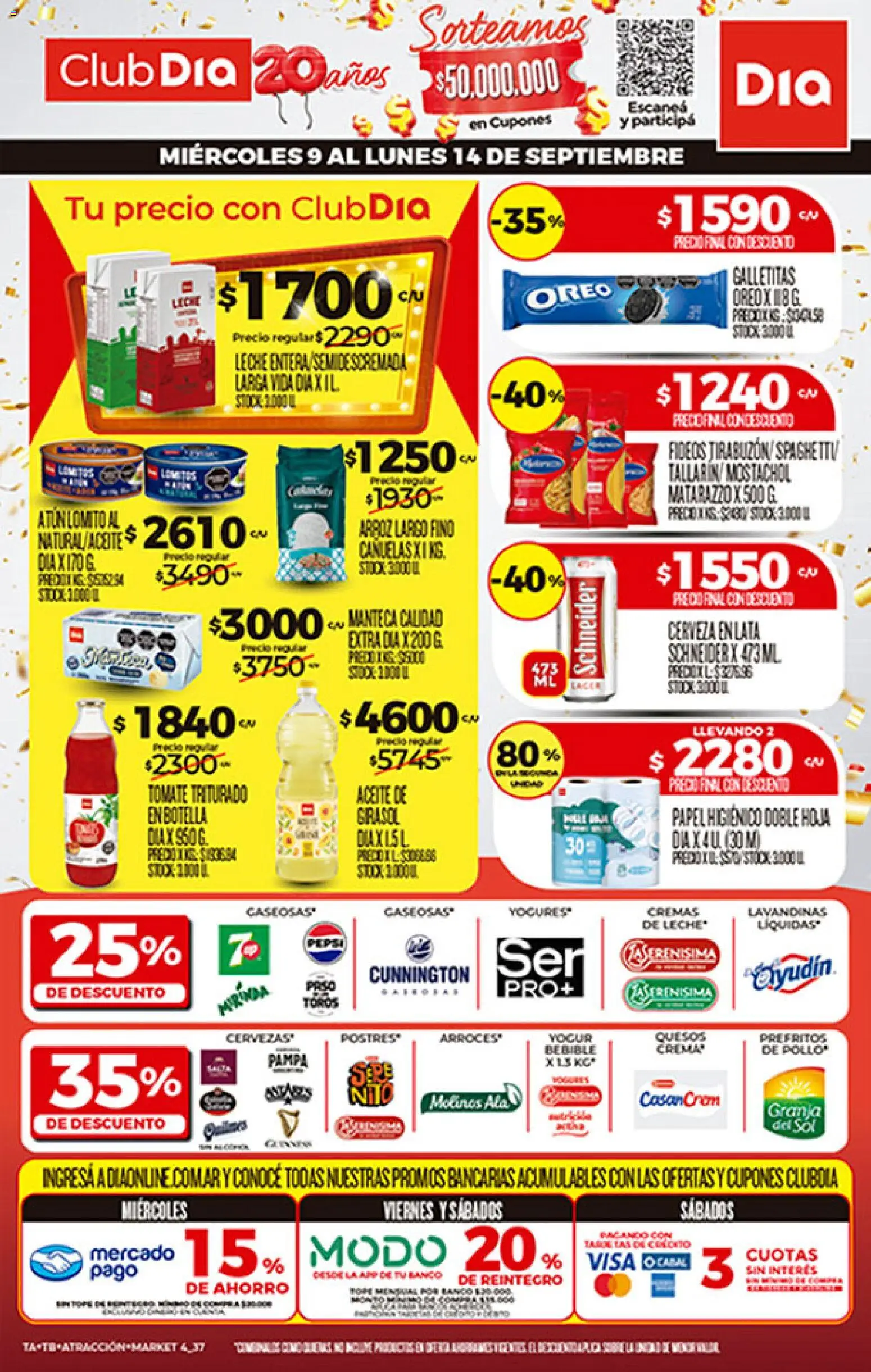 Vista previa del folleto de la tienda Dia válido desde el 09/09/2026 