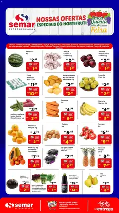 Pré-Visualização do folheto "Semar Supermercado ofertas Terça e Quarta da Feira" da loja Semar Supermercado válido a partir de 25/08/2026