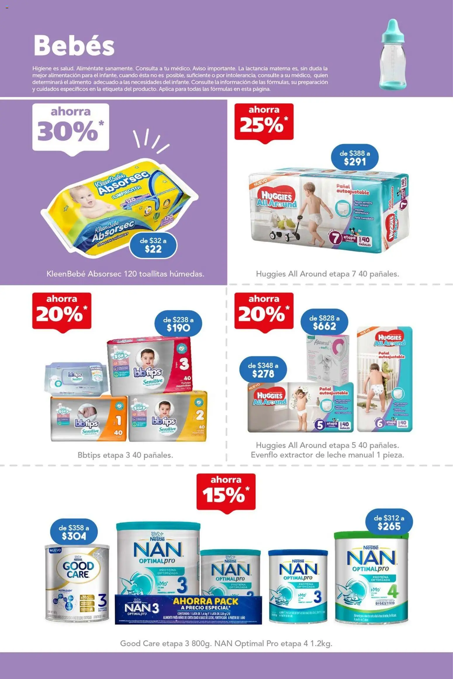 Vista previa las ofertas de la tienda Farmacia San Pablo - Farmacia San Pablo catálogo desde el 14/06/2026 - Proteína, Leche, Huevo, Toallitas húmedas, Pañales, Extractor