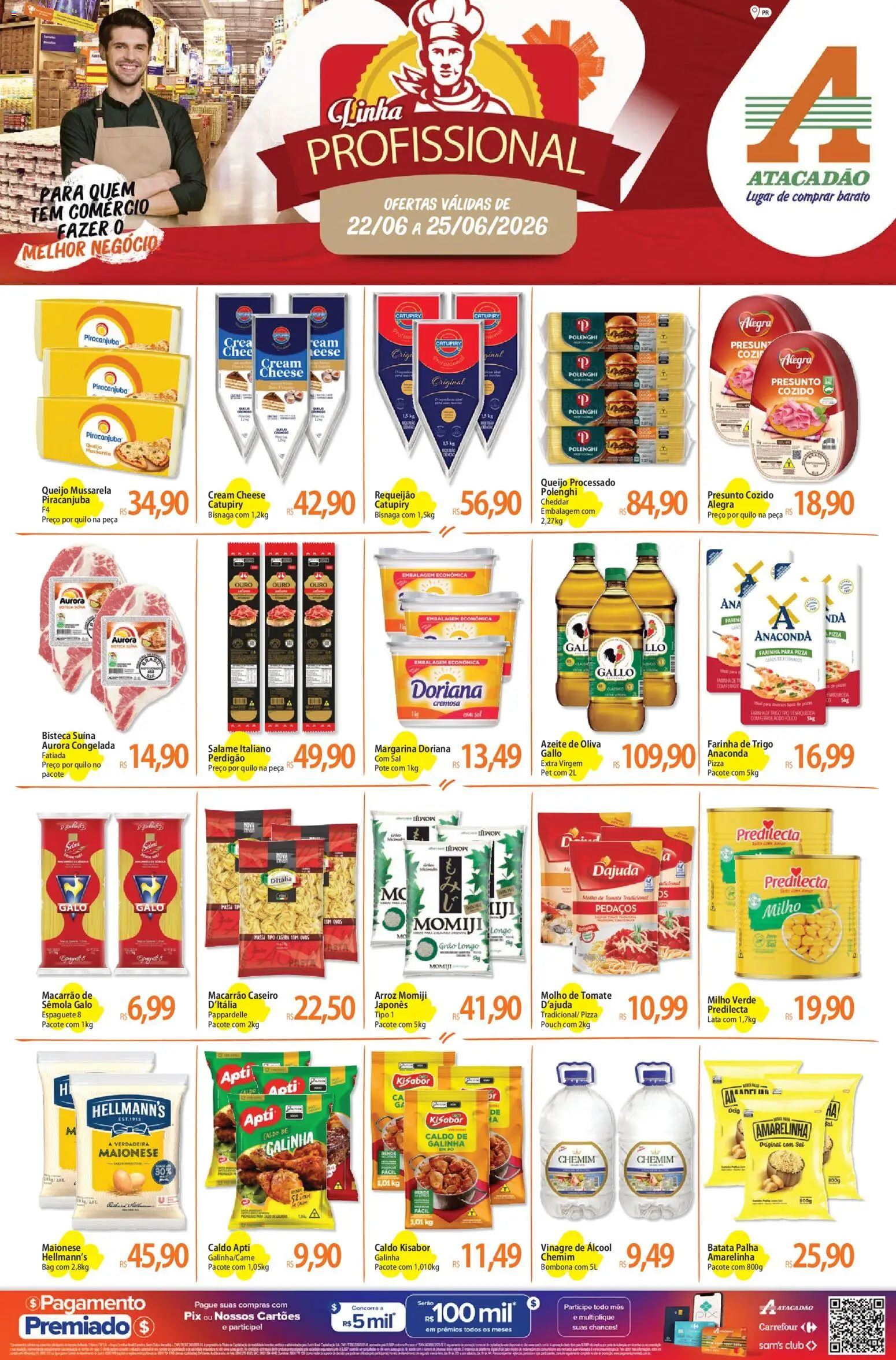 Pré-Visualização do folheto "Atacadão ofertas - PR" da loja Atacadão válido a partir de 22/06/2026