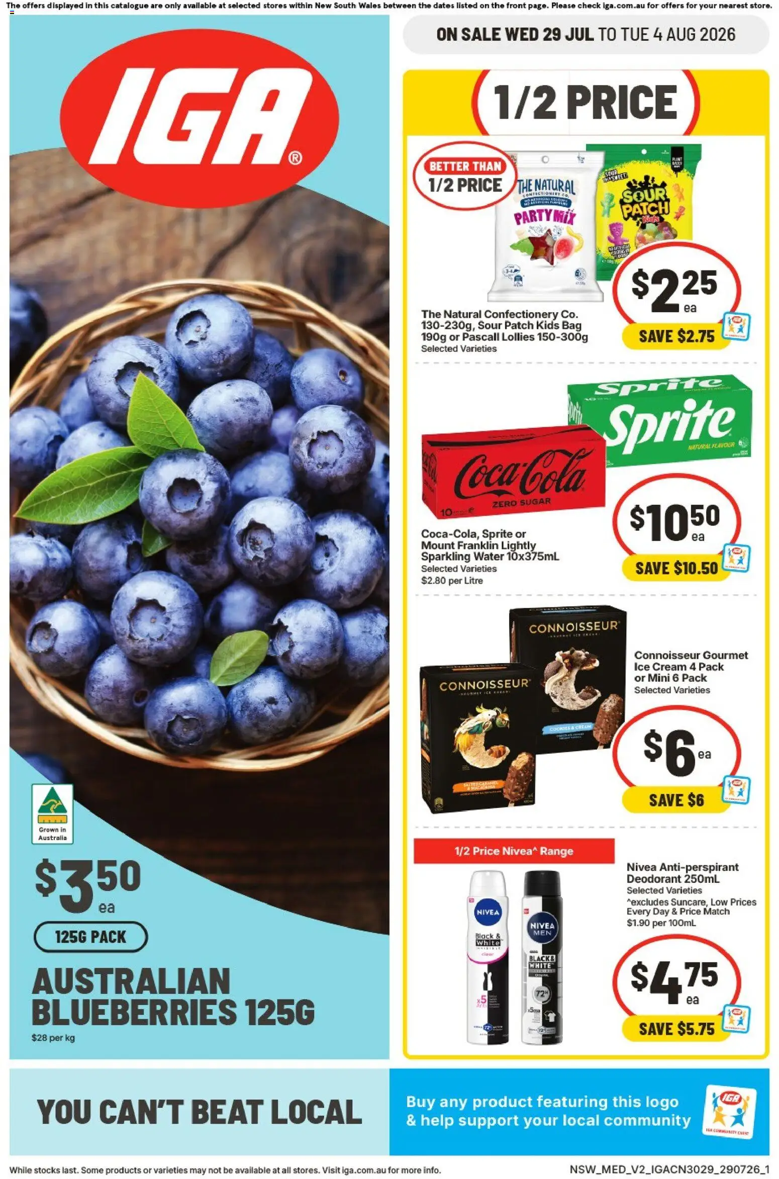 Preview of catalogue IGA catalogue NSW Medium V2 from shop IGA valid 29/07/2026