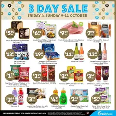 Preview of catalogue FreshChoice 3 Day Sale from shop FreshChoice valid 9 Oct 2026