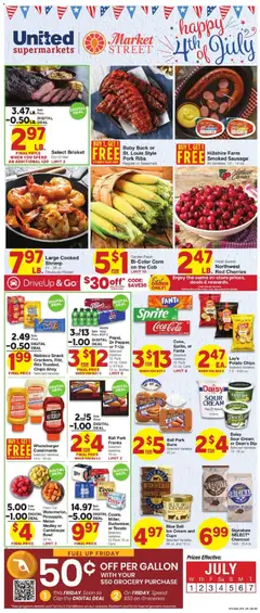 Ad Preview of United Supermarkets United Supermarkets Weekly Ad from 07/01/2026