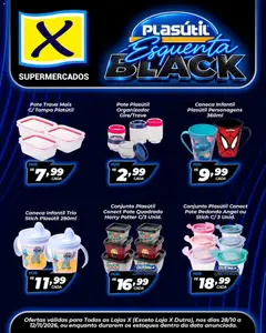 Pré-Visualização do folheto "X Supermercados Esquenta Black" da loja X Supermercados válido a partir de 28/10/2026
