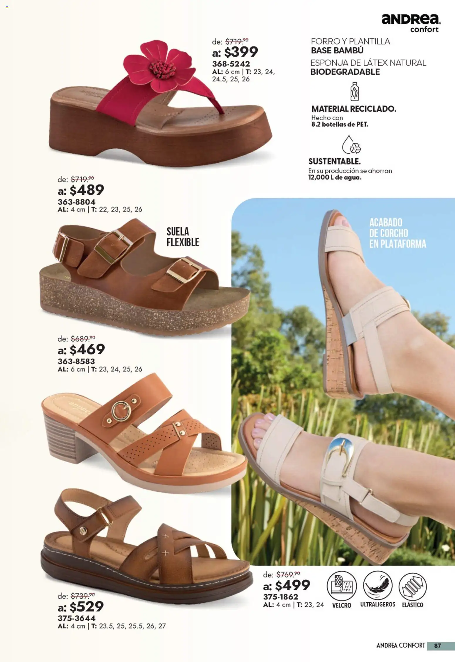 Vista previa las ofertas de la tienda Andrea - Andrea catálogo Outlet desde el 13/09/2026 