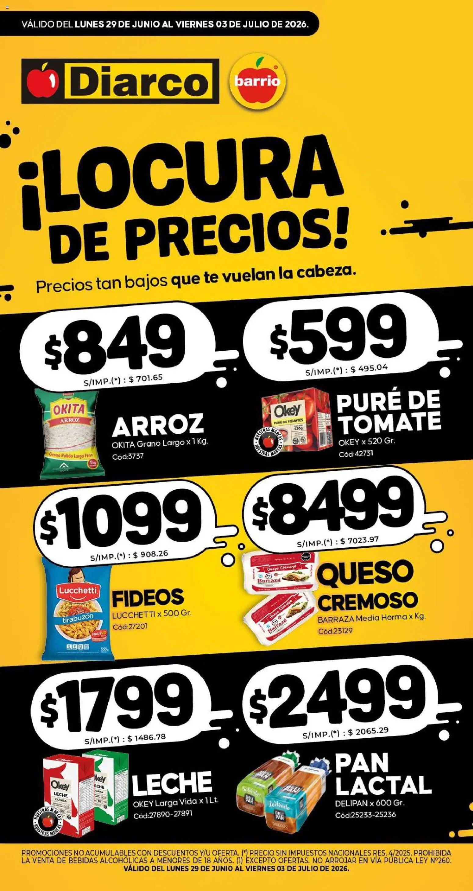 Vista previa del folleto de la tienda Diarco válido desde el 29/06/2026 