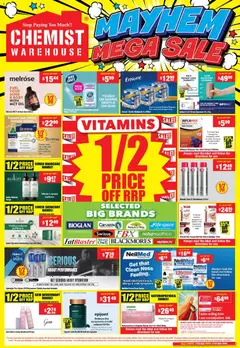 Preview of catalogue Chemist Warehouse catalogue from shop Chemist Warehouse valid 11/05/2026