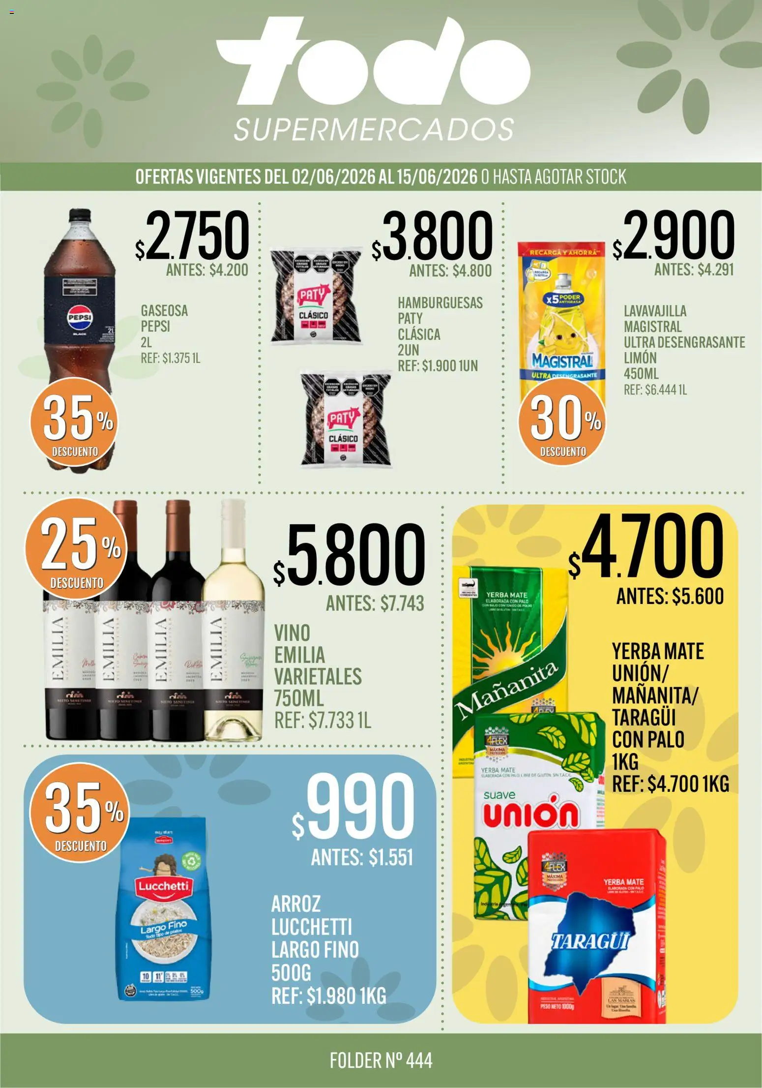 Vista previa del folleto de la tienda Supermercados TODO válido desde el 02/06/2026 