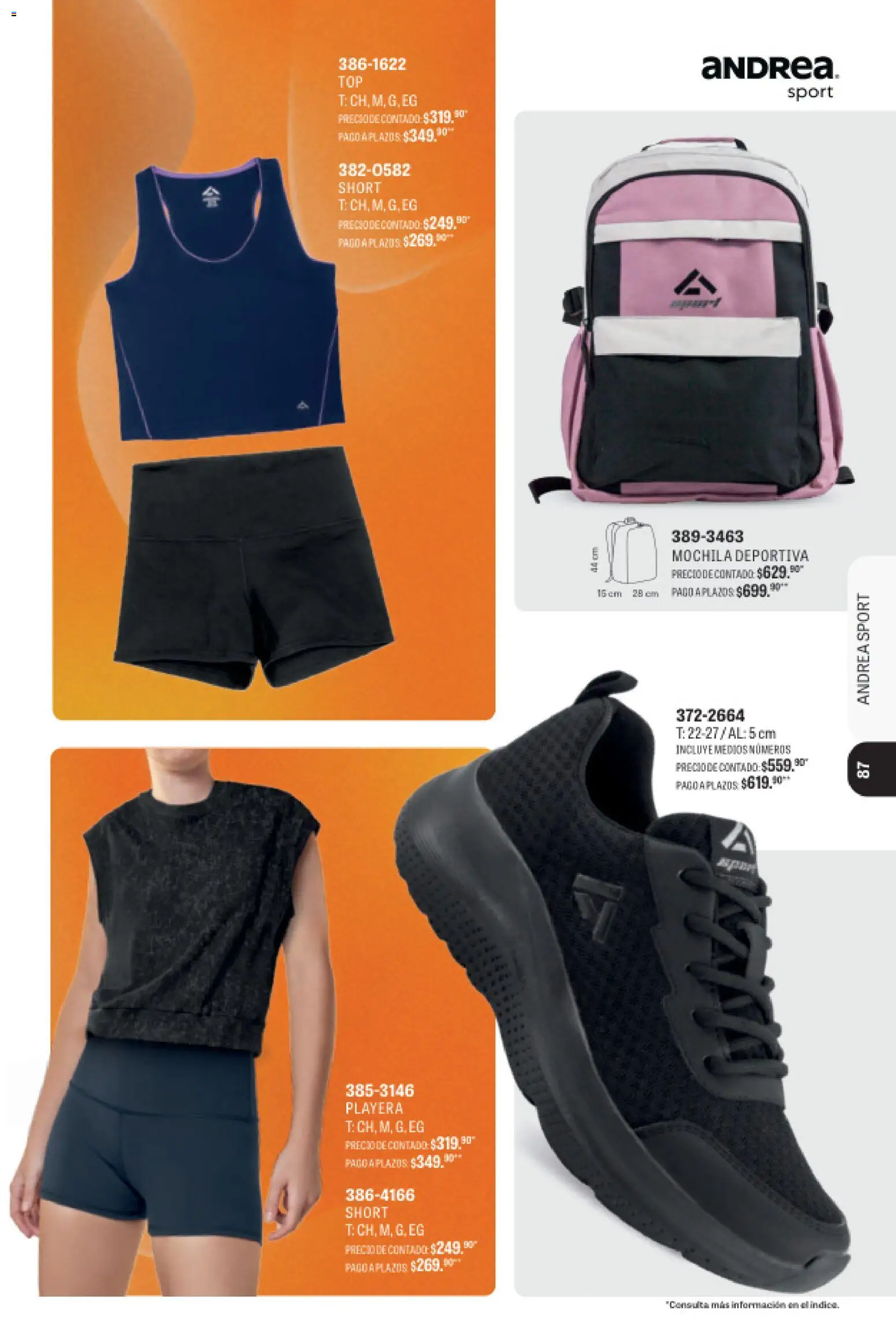 Vista previa las ofertas de la tienda Andrea - Andrea catálogo Sport desde el 23/08/2026 