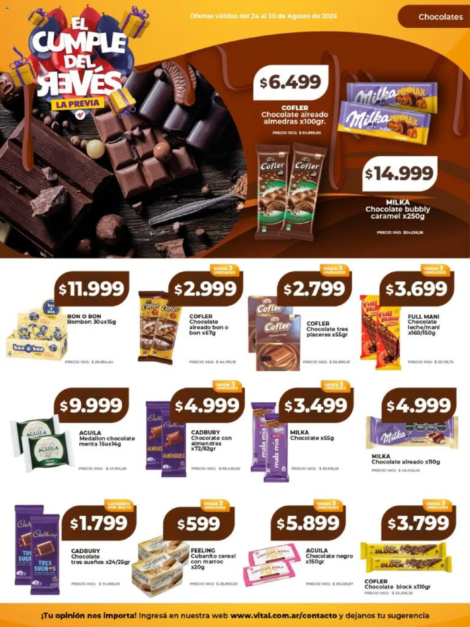 Vista previa del folleto de la tienda Vital válido desde el 24/08/2026 
