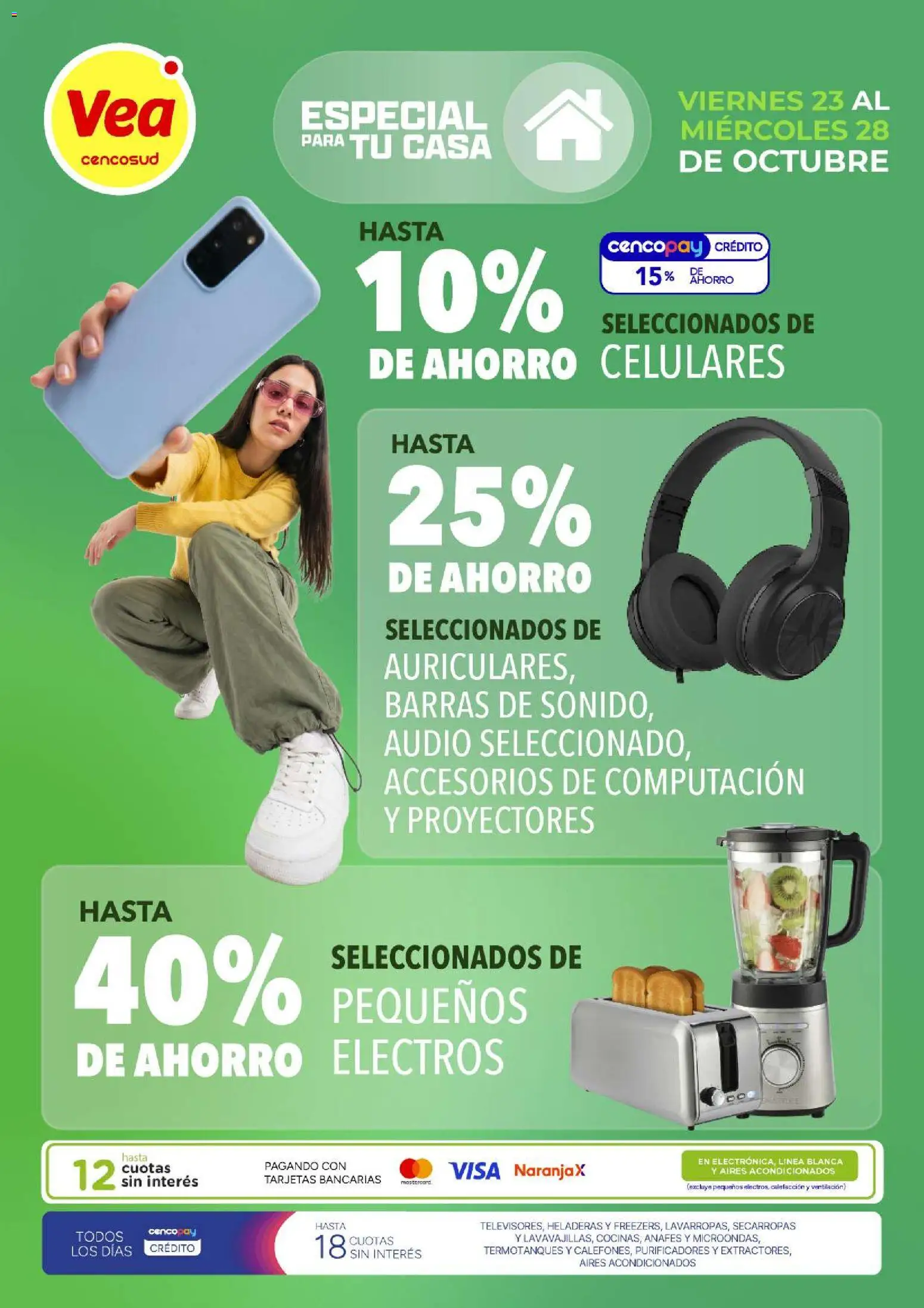 Vista previa del folleto de la tienda Vea válido desde el 23/10/2026 