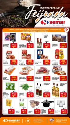 Pré-Visualização do folheto "Semar Supermercado ofertas Feijoada" da loja Semar Supermercado válido a partir de 04/08/2026