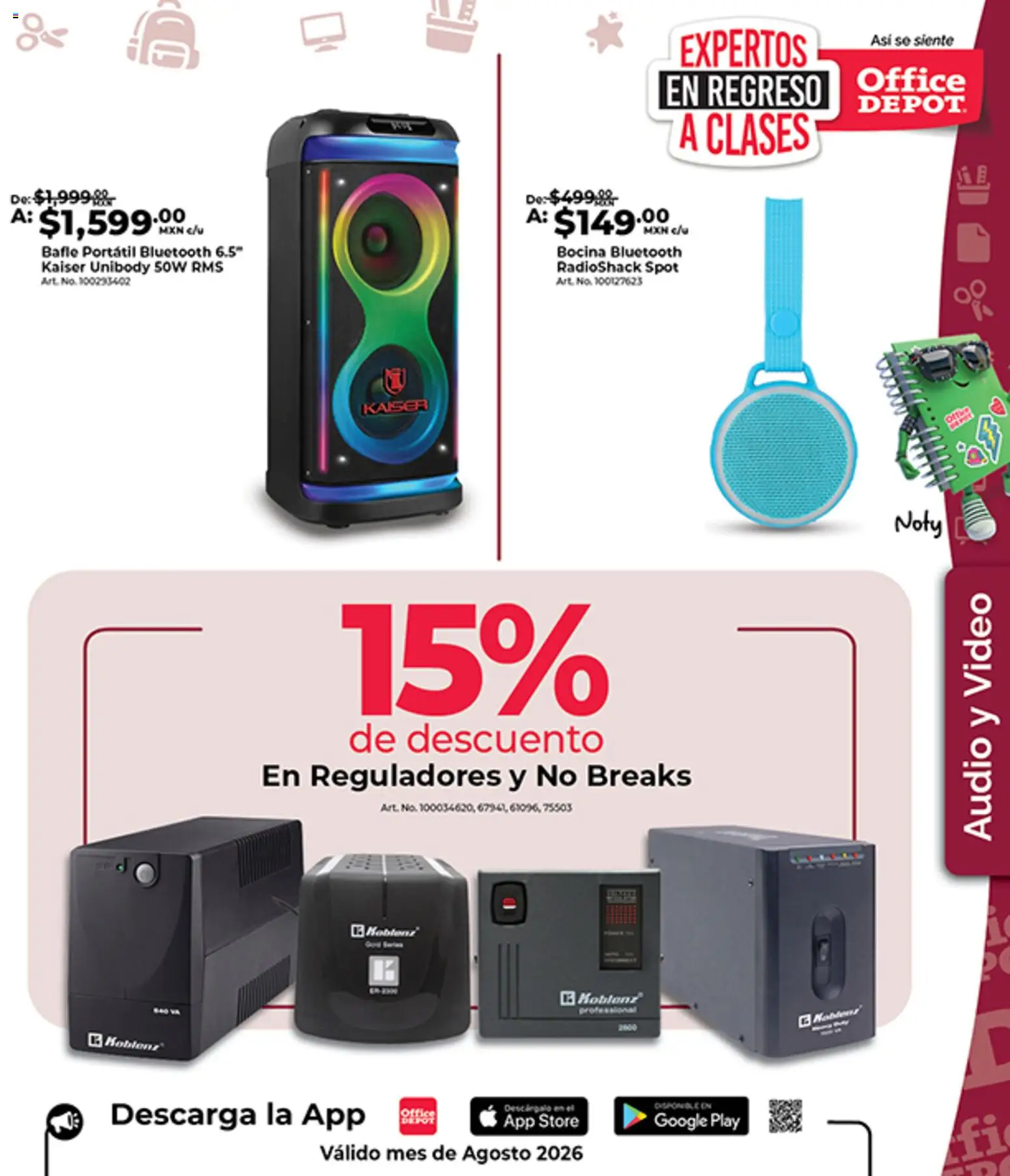 Vista previa las ofertas de la tienda Office Depot - Office Depot catálogo desde el 01/08/2026 