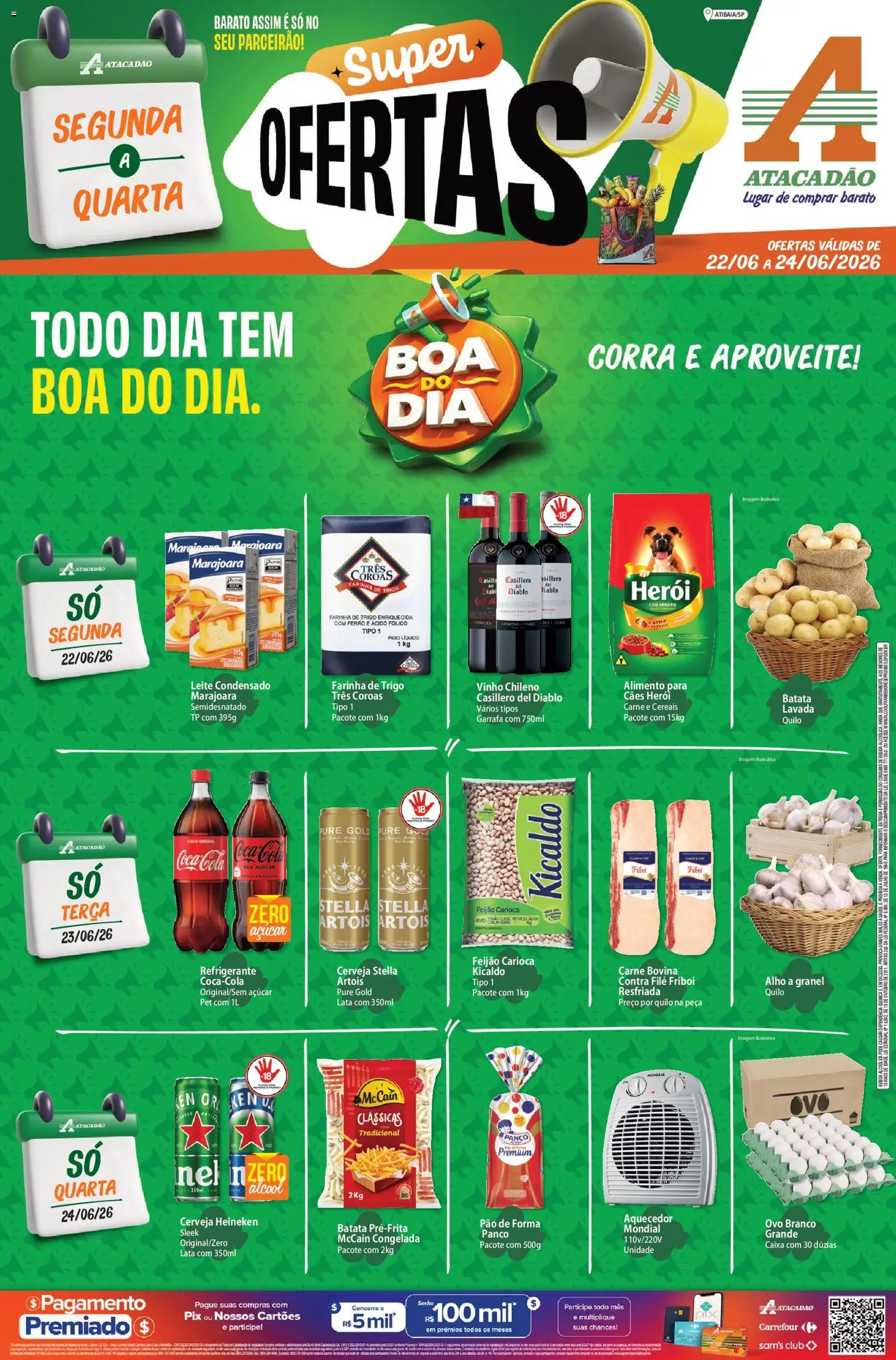 Pré-Visualização do folheto "Atacadão ofertas - SP" da loja Atacadão válido a partir de 22/06/2026
