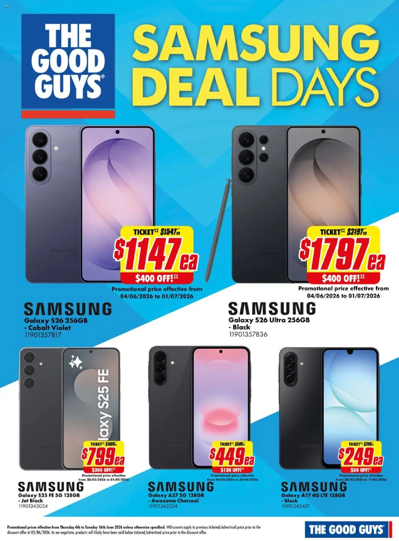 Preview of catalogue The Good Guys Samsung from shop The Good Guys valid 03/06/2026 - Charcoal