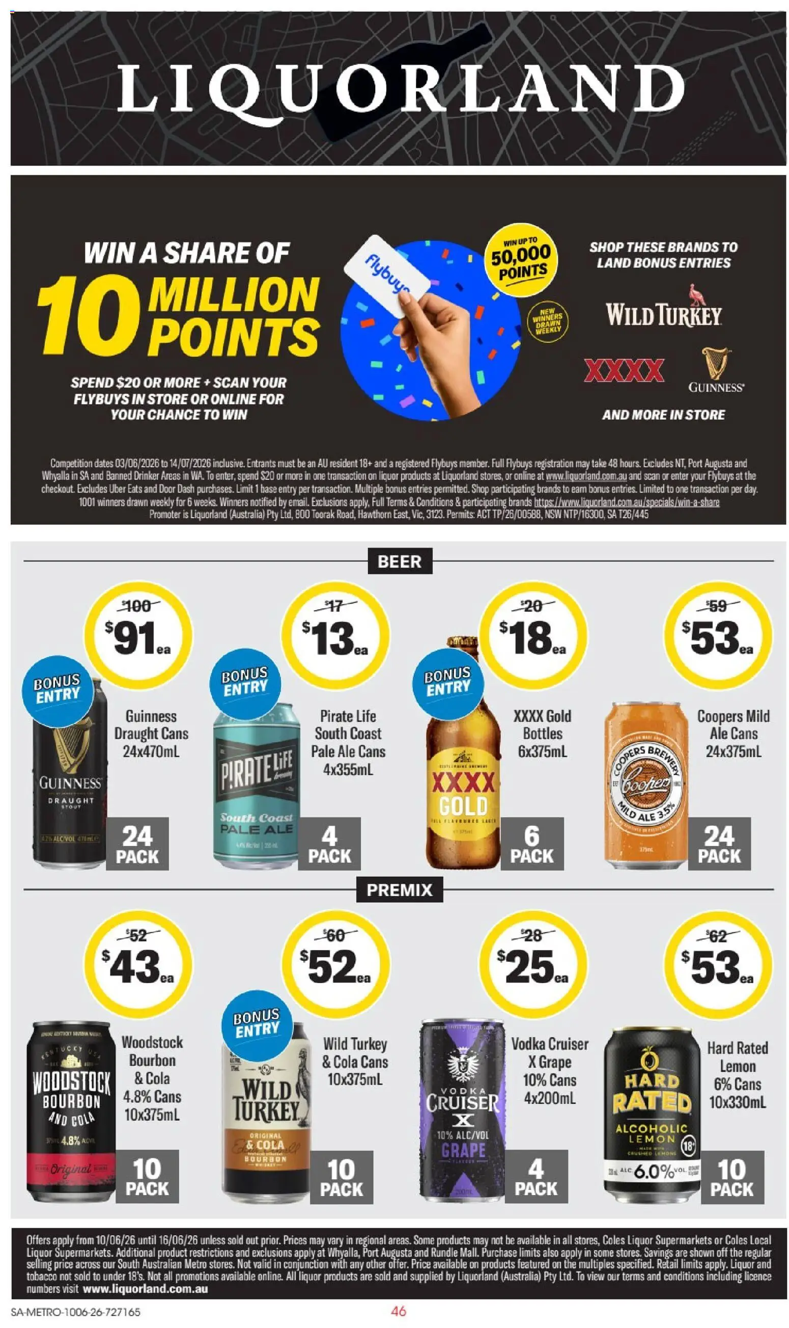 Preview of catalogue Liquorland catalogue SA from shop Liquorland valid 10/06/2026