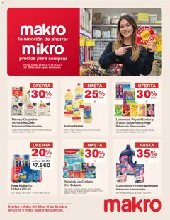 Vista previa del prospecto Makro catálogo del almacen Makro válida del 09/10/2026 al 15/10/2026