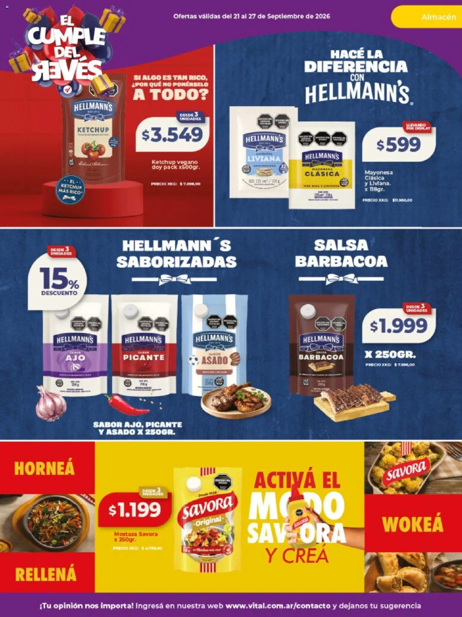 Vista previa del folleto de la tienda Vital válido desde el 21/09/2026 
