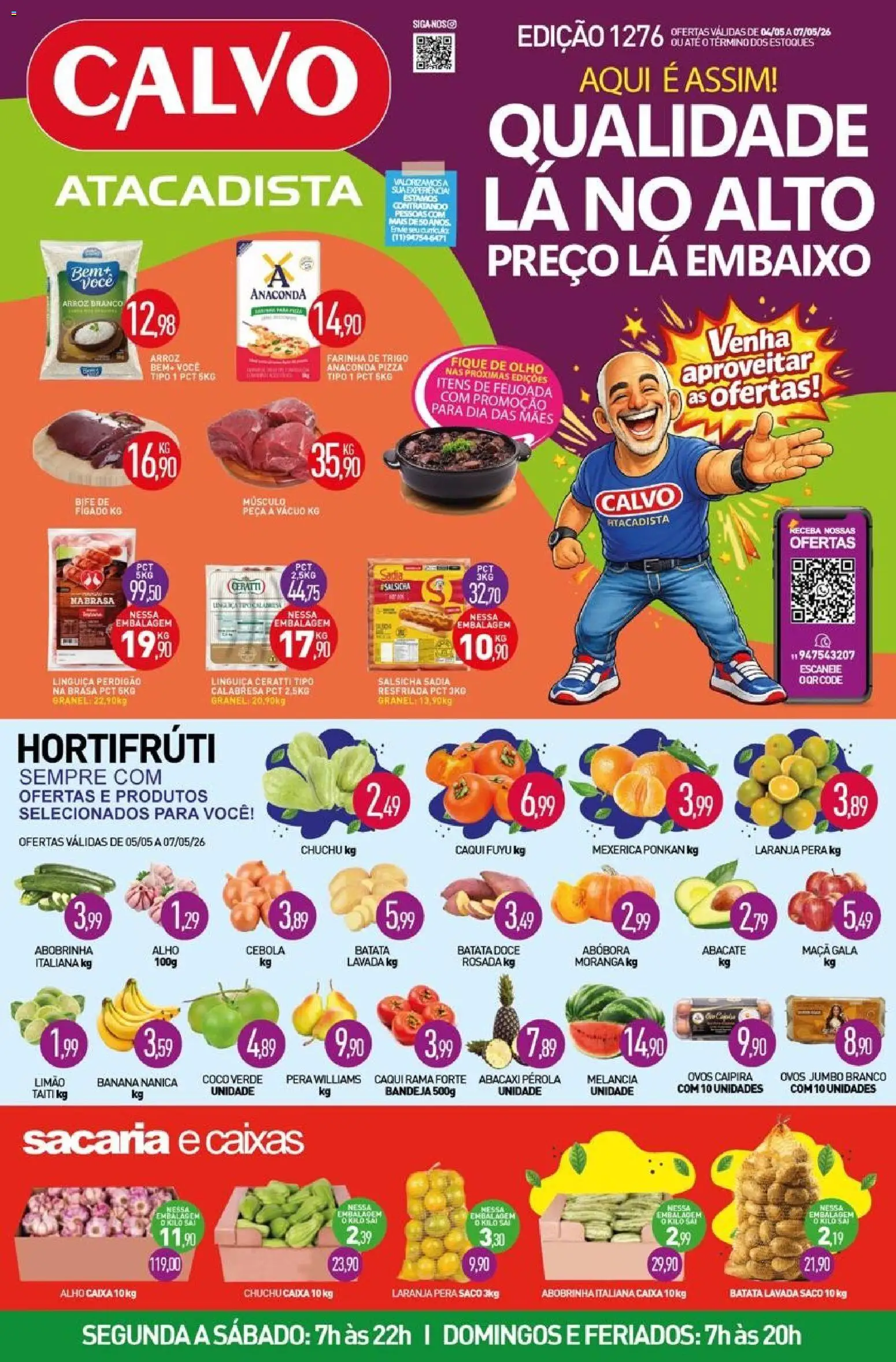 Pré-Visualização do folheto "Calvo Atacadista - Ofertas da semana" da loja Calvo Atacadista válido a partir de 04/05/2026