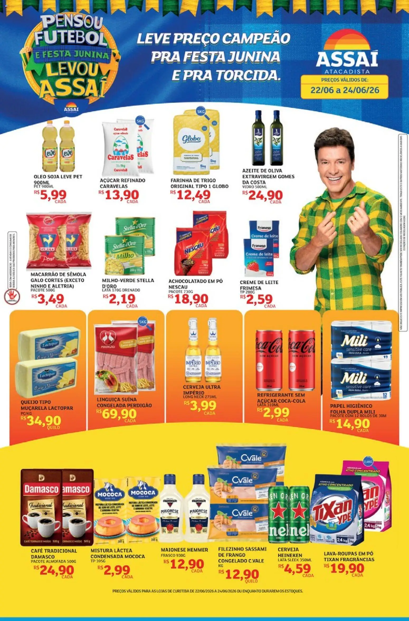 Pré-Visualização do folheto "Assaí Atacadista ofertas - PR" da loja Assaí Atacadista válido a partir de 21/06/2026