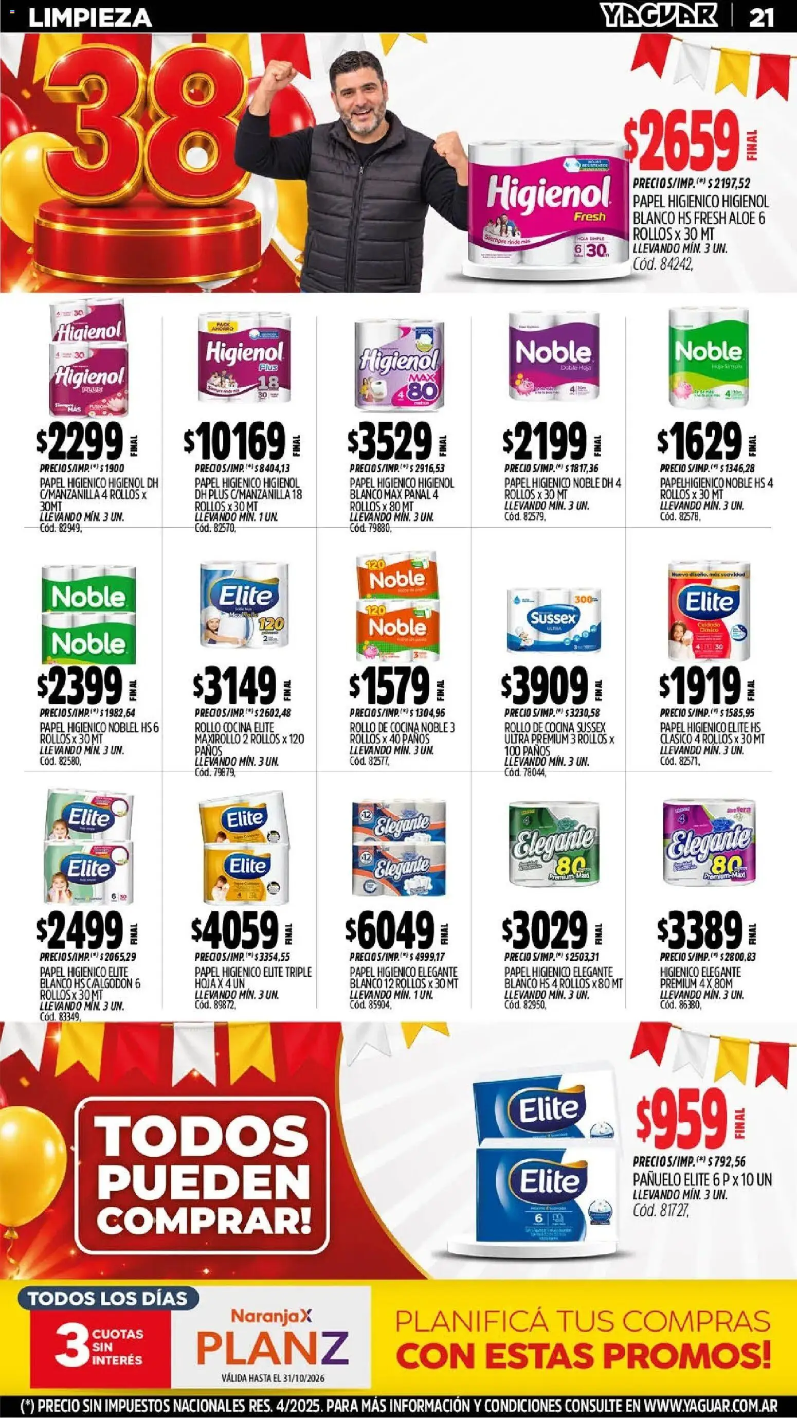 Vista previa del folleto de la tienda Yaguar válido desde el 12/10/2026 