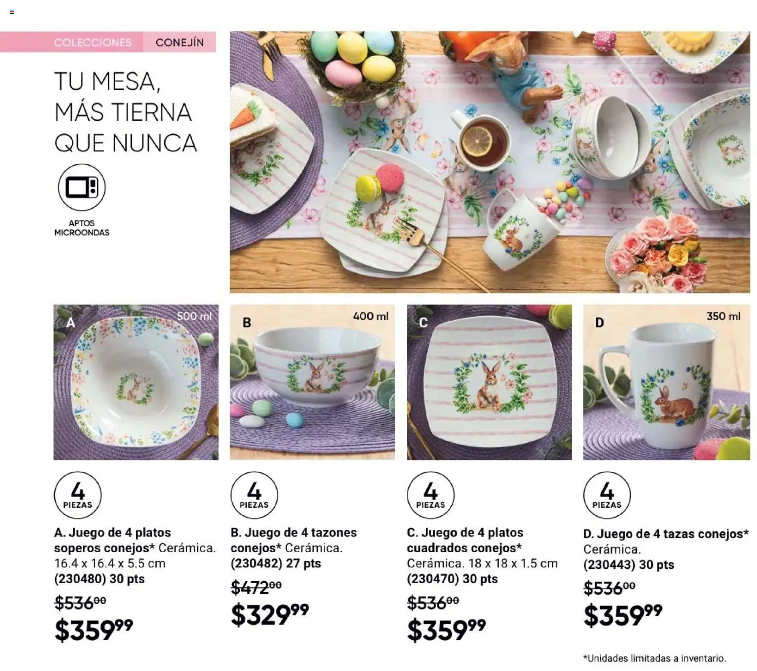 Vista previa las ofertas de la tienda AVON - Casa & Estilo 4 2026 desde el 20/02/2026 - Juego, Microondas