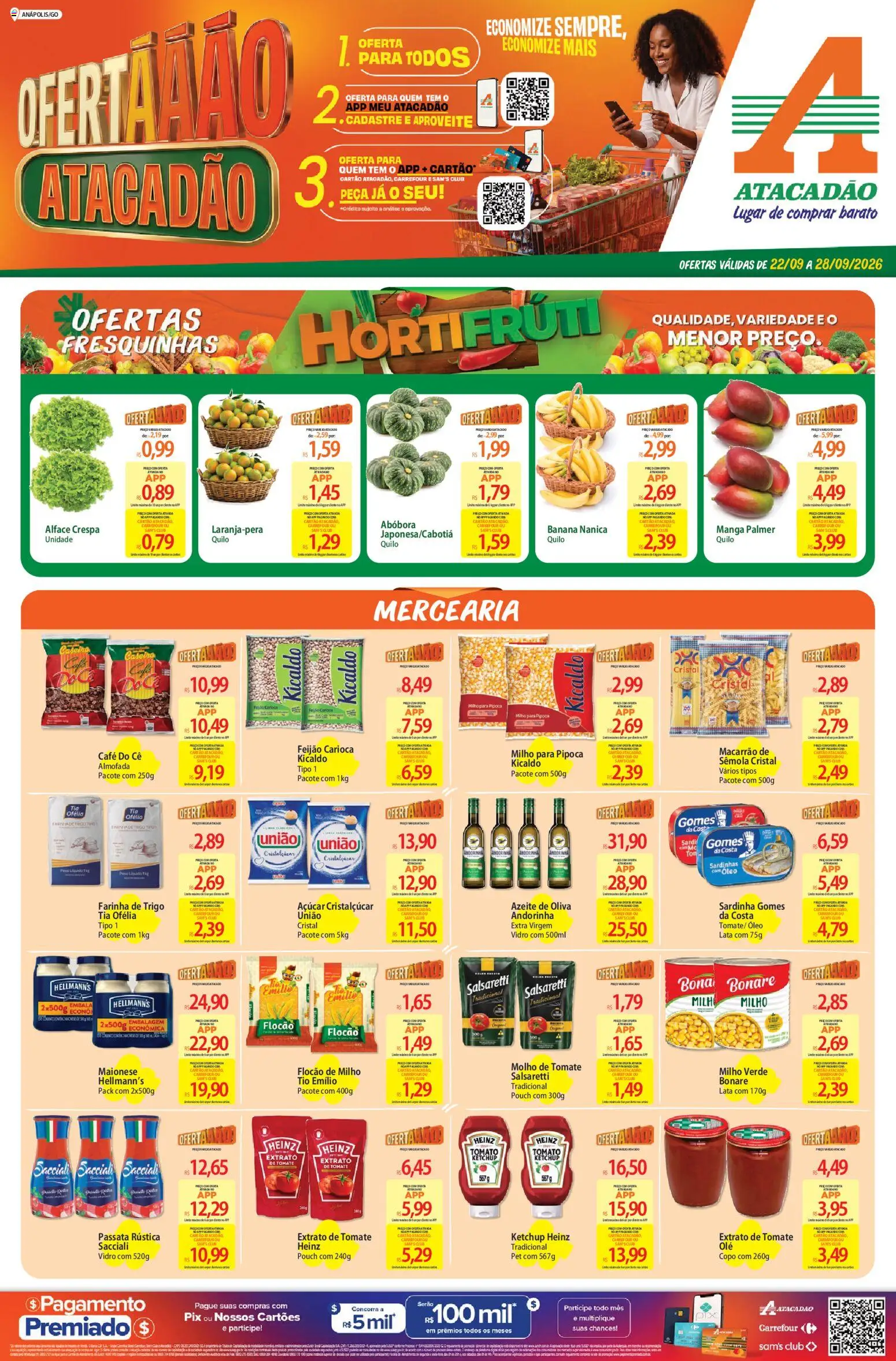 Pré-Visualização do folheto "Atacadão ofertas - GO" da loja Atacadão válido a partir de 22/09/2026