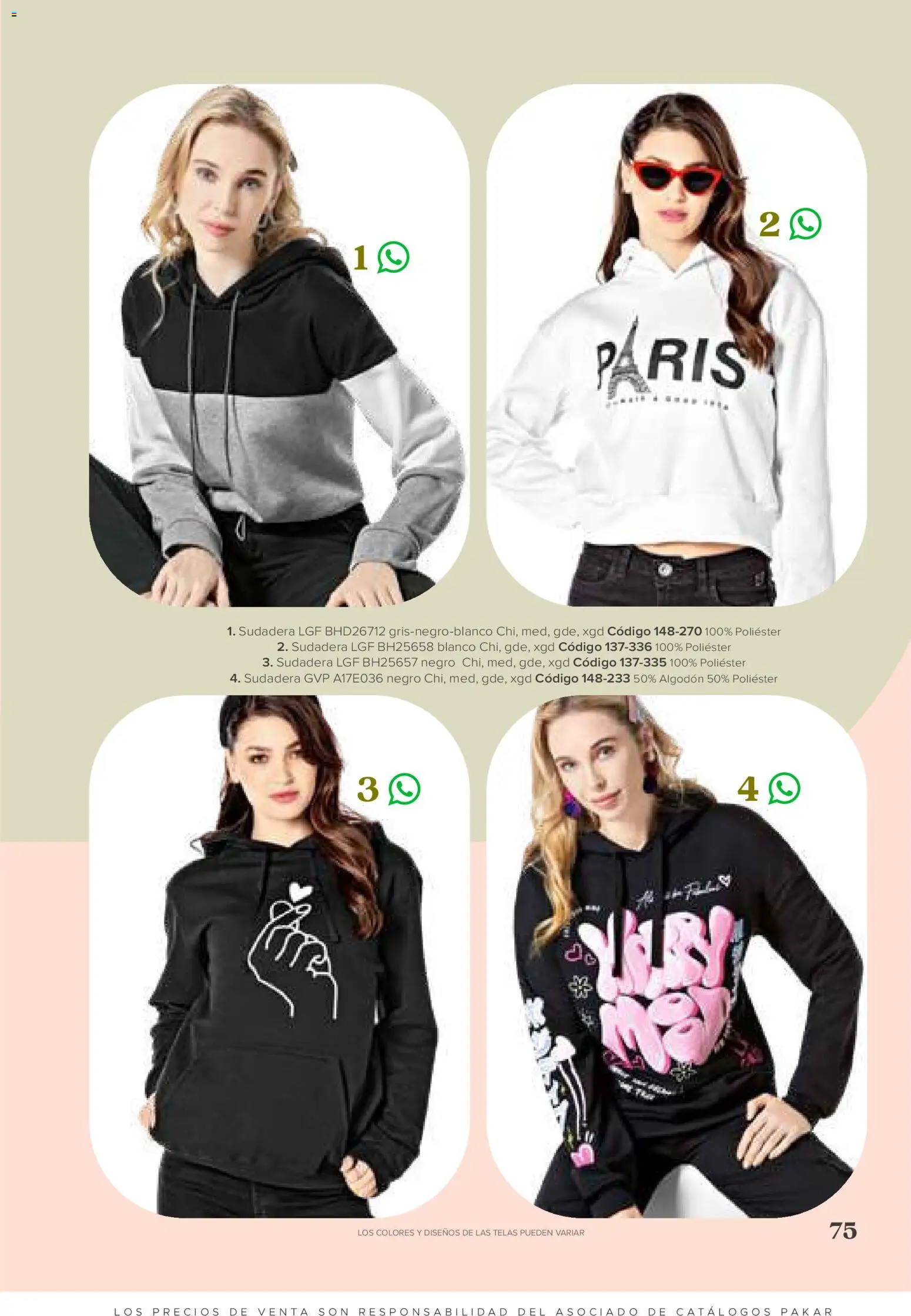 Vista previa las ofertas de la tienda SC Pakar - SC Pakar catálogo Ropa desde el 31/07/2026 
