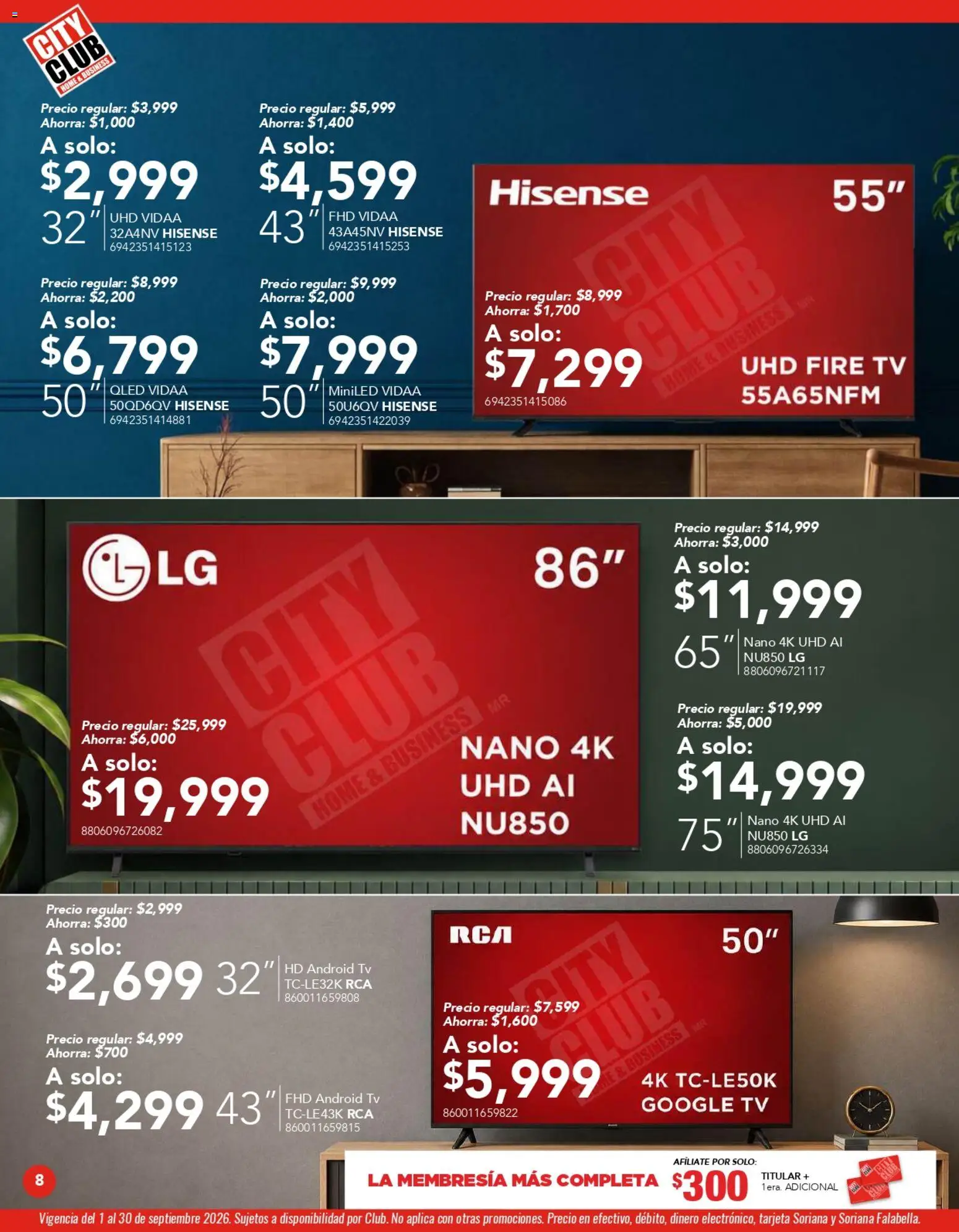 Vista previa las ofertas de la tienda City Club - City Club catálogo desde el 01/09/2026 