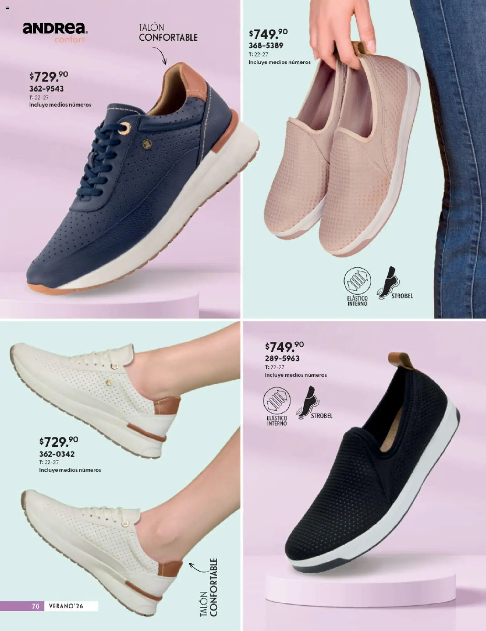 Vista previa las ofertas de la tienda Andrea - Andrea catálogo Calzado Confort desde el 24/05/2026 