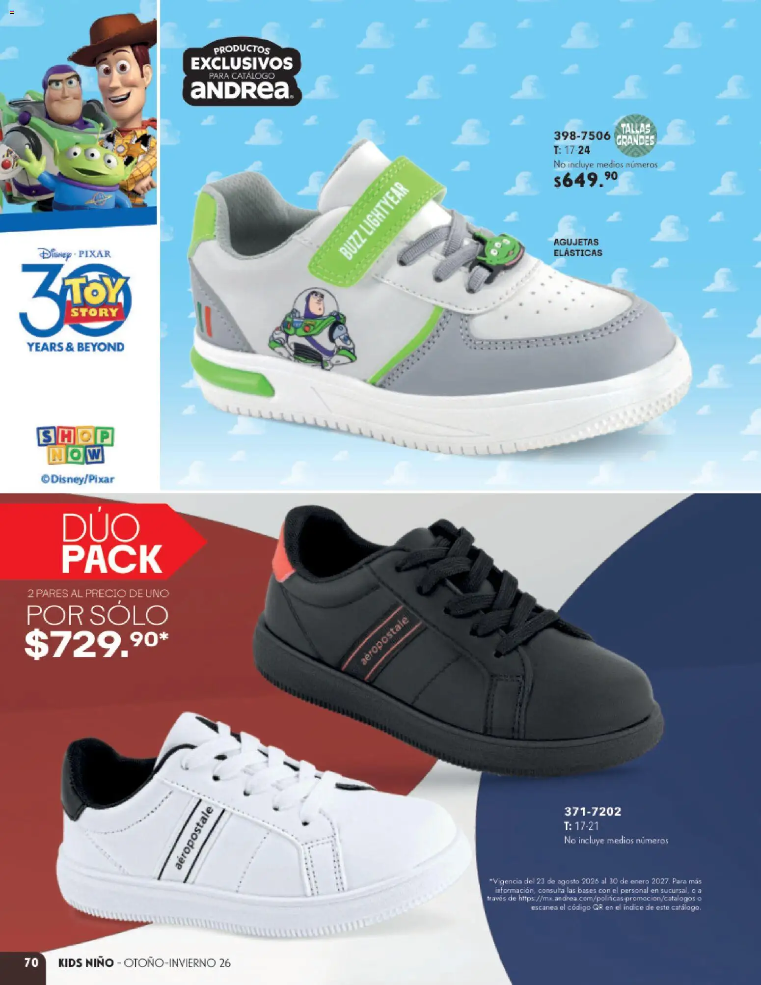 Vista previa las ofertas de la tienda Andrea - Andrea catálogo Infantil desde el 23/08/2026 