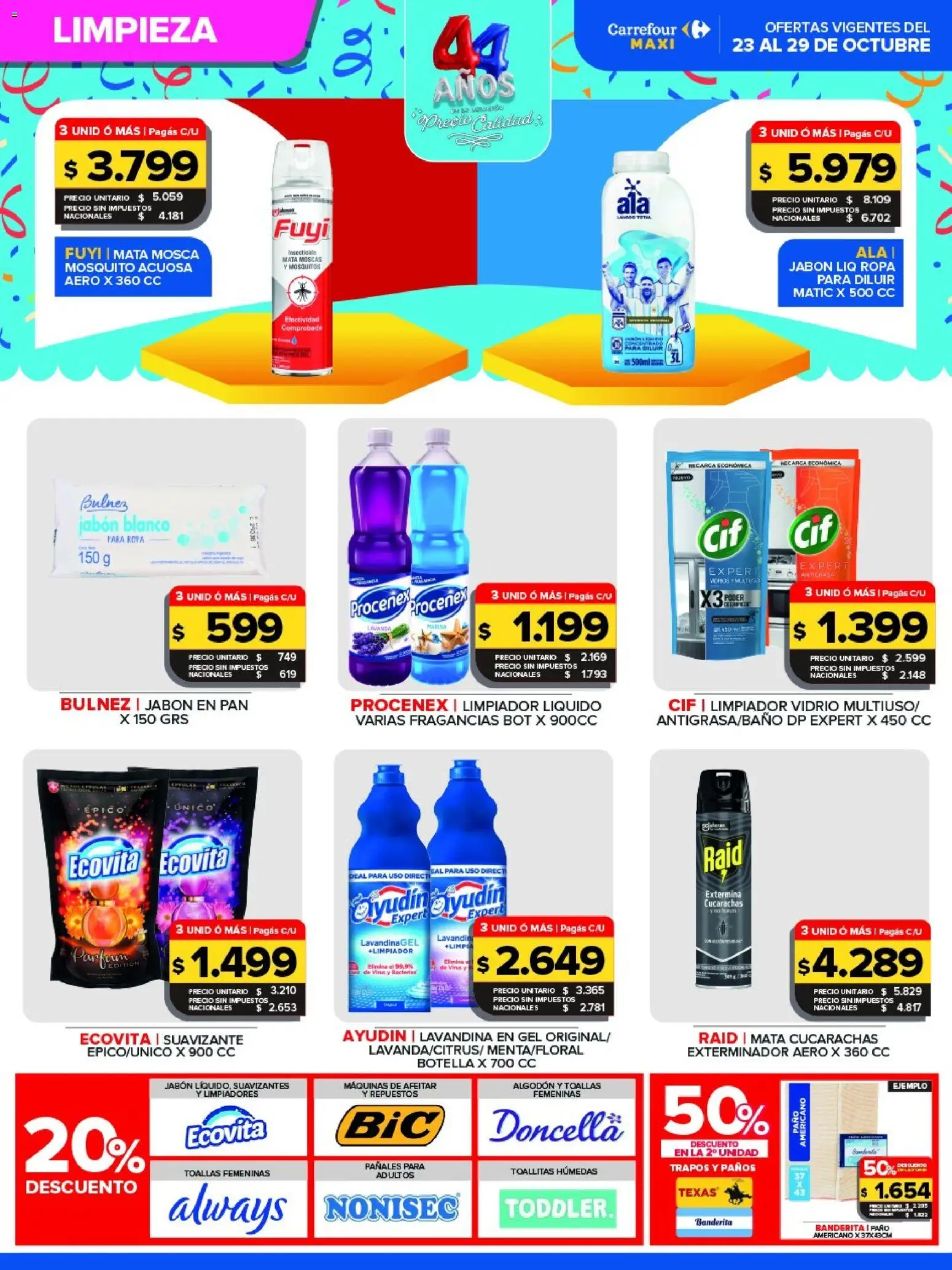 Vista previa del folleto de la tienda Carrefour Maxi válido desde el 23/10/2026 