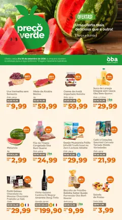 Pré-Visualização do folheto "Oba Hortifruti - Ofertas da semana" da loja Oba Hortifruti válido a partir de 08/09/2026