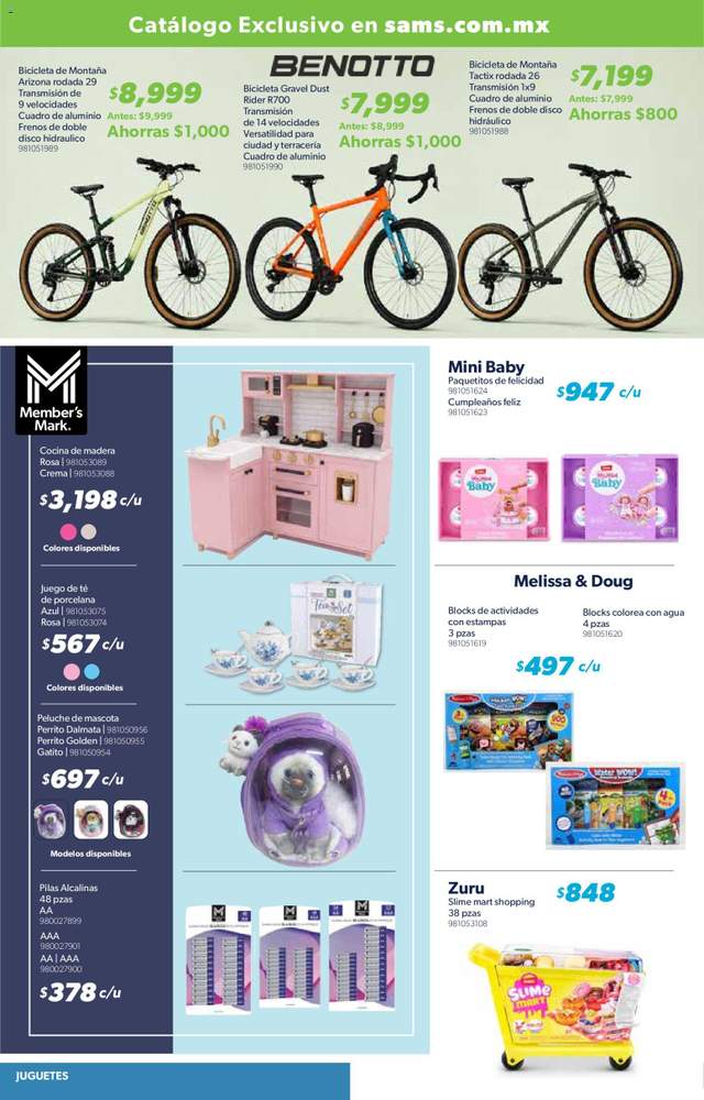 Nuevo catálogo de Sam's Club a partir del 04/09