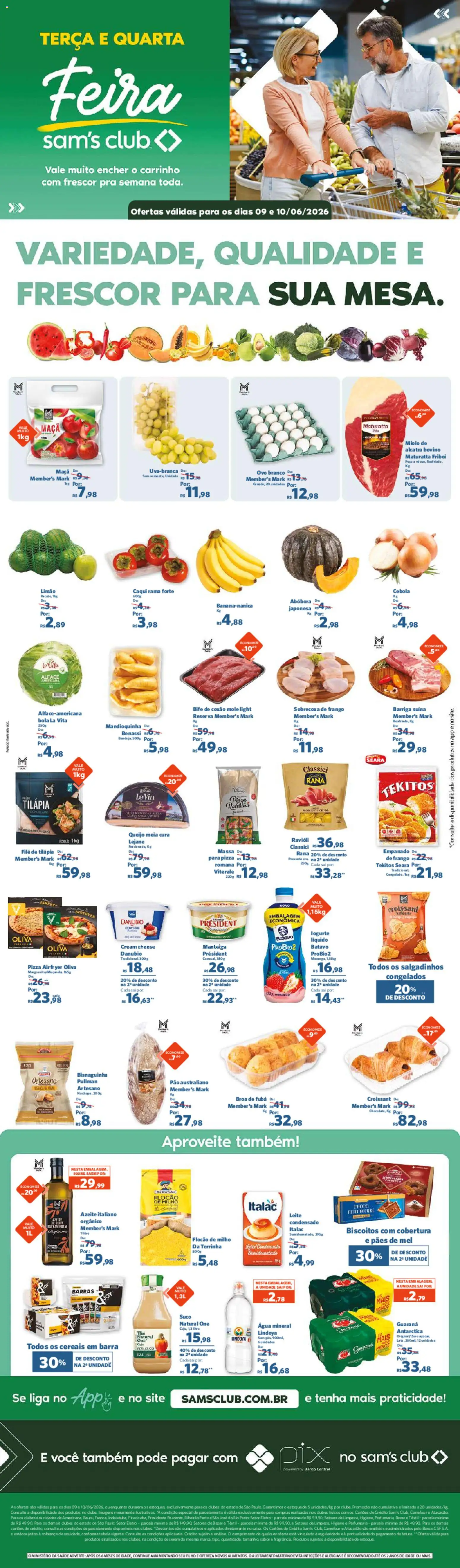 Pré-Visualização do folheto "Sam's Club - Ofertas da semana" da loja Sam's Club válido a partir de 09/06/2026