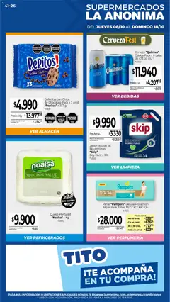 Vista previa del folleto de la tienda La Anonima válido desde el 08/10/2026 
