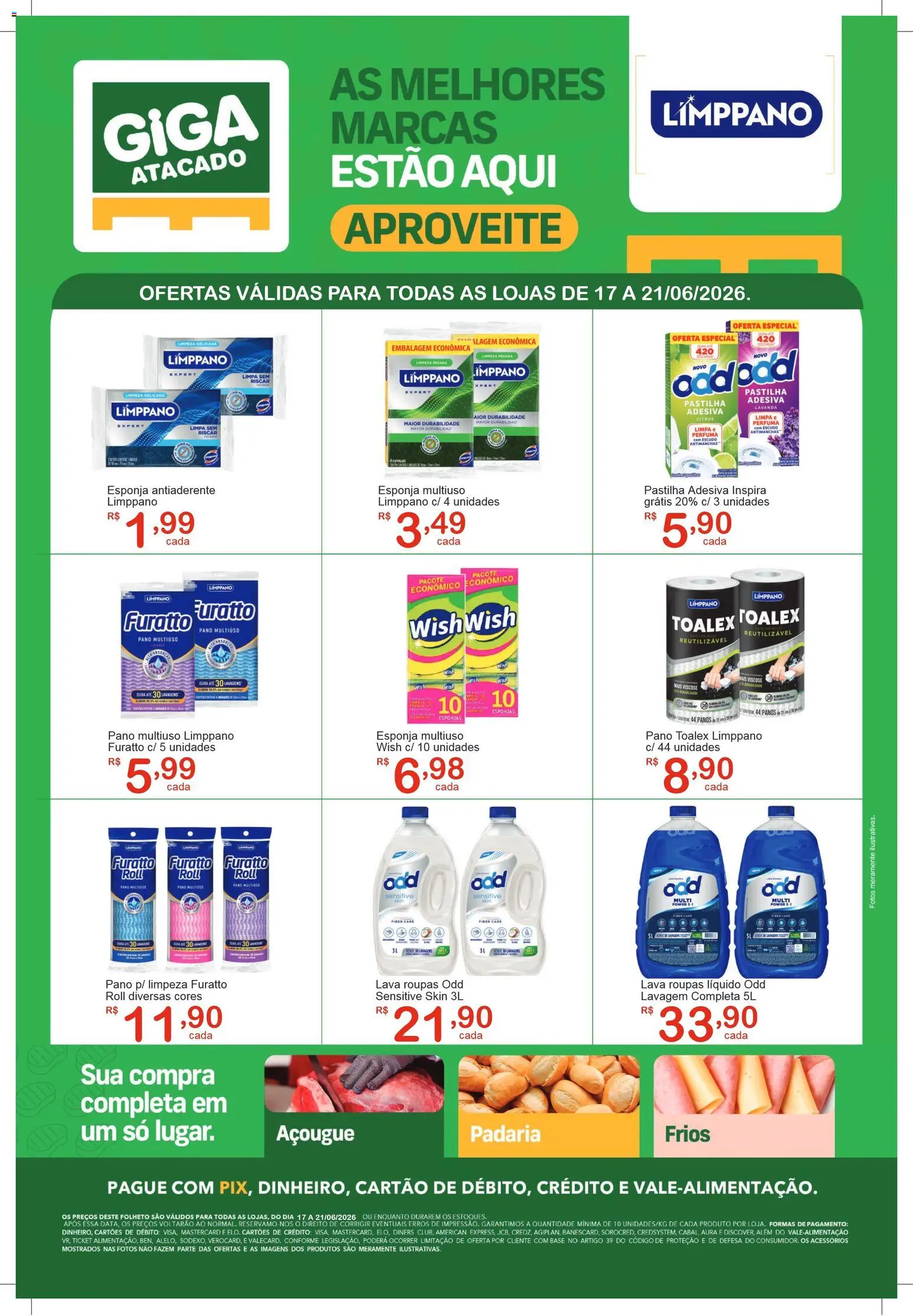 Pré-Visualização do folheto "GIGA Atacado ofertas Limppano" da loja GIGA Atacado válido a partir de 17/06/2026