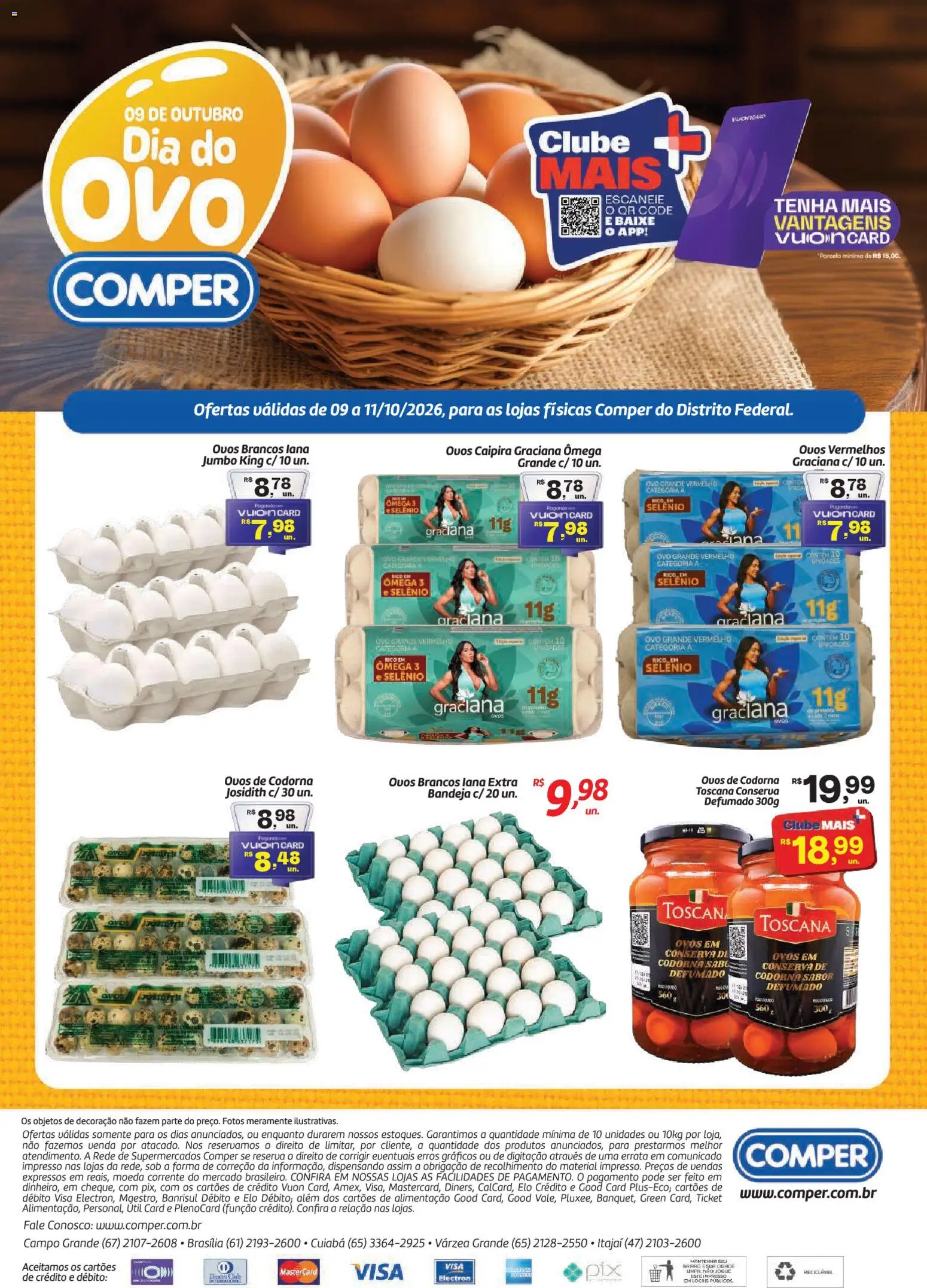 Comper Comper ofertas Dia do Ovo (de 09/10/2026) - Promoções PDF