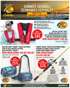 Un aperçu du dépliant Cabelas weekly flyer / circulaire du magasin Cabelas est valide à partir 2 juill. 2026